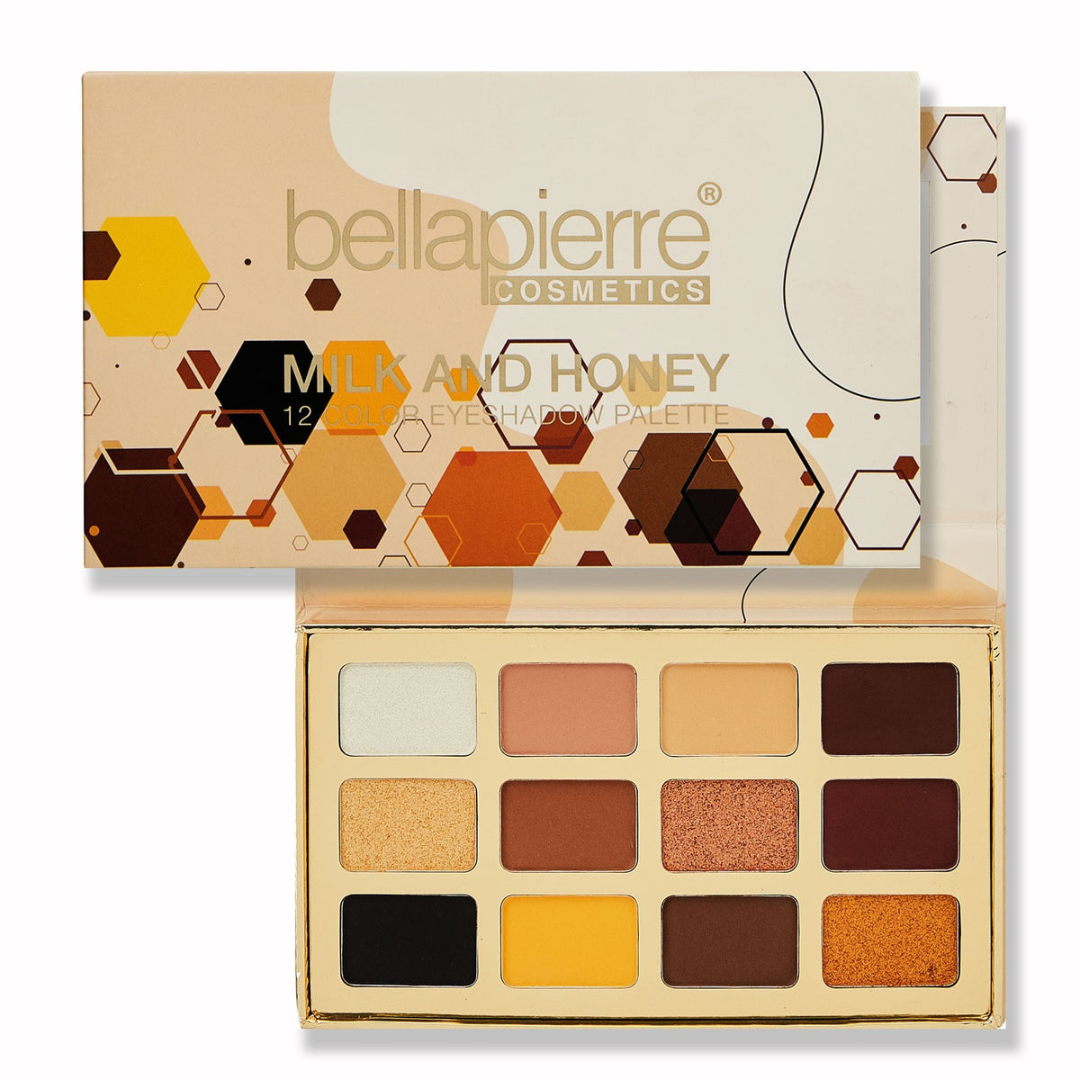 BP 12 Colors Eyeshadow Palette - Milk & Honey 12 Colors Eyeshadow Palette ||pv=Milk & Honey 12 Colors Eyeshadow Palette||